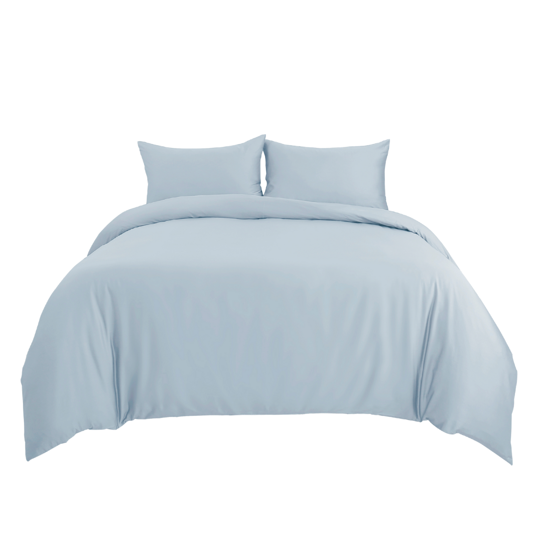 Dekbedovertrek - 100% Katoen Satijn 300TC - Blauw